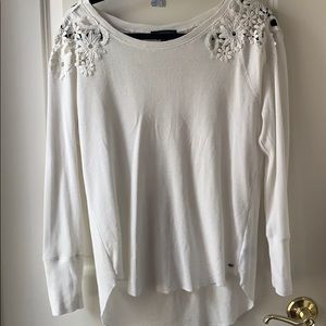 AE lace waffle long sleeve